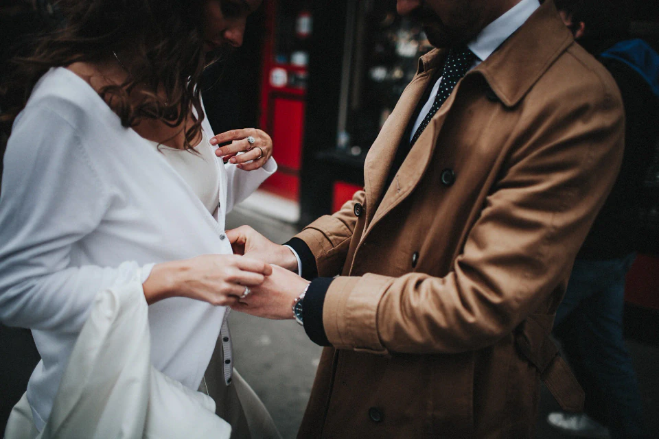 Tony y Ruth durante su postboda en Londres. Fotografía 8 de David Bresó.