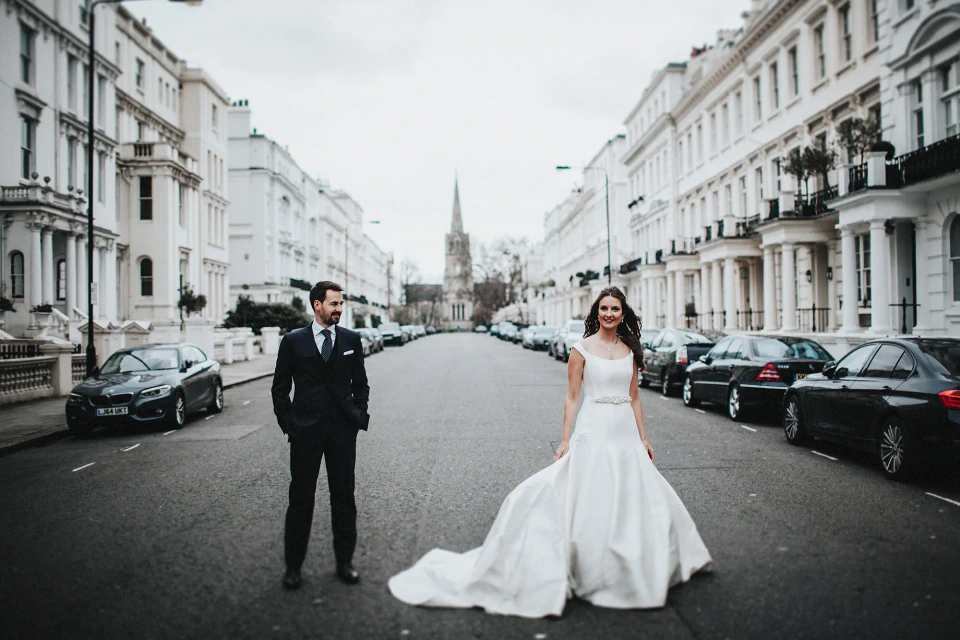 Tony y Ruth durante su postboda en Londres. Fotografía 16 de David Bresó.