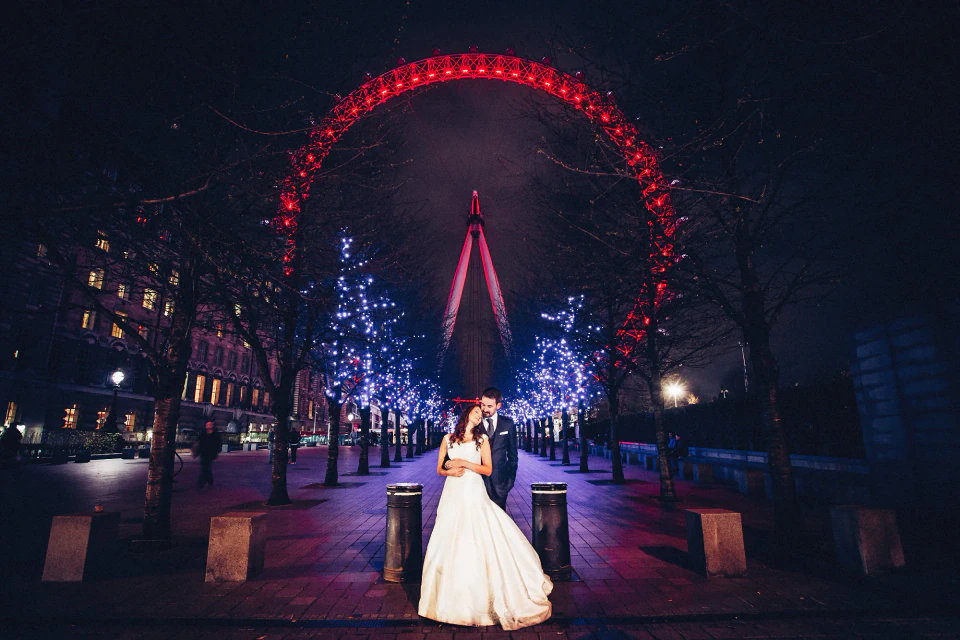 Tony y Ruth durante su postboda en Londres. Fotografía 47 de David Bresó.